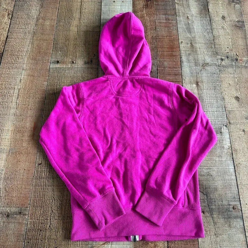 Converse All Star Girls Bright Pink Zip Up Hooded Jacket -8YR
